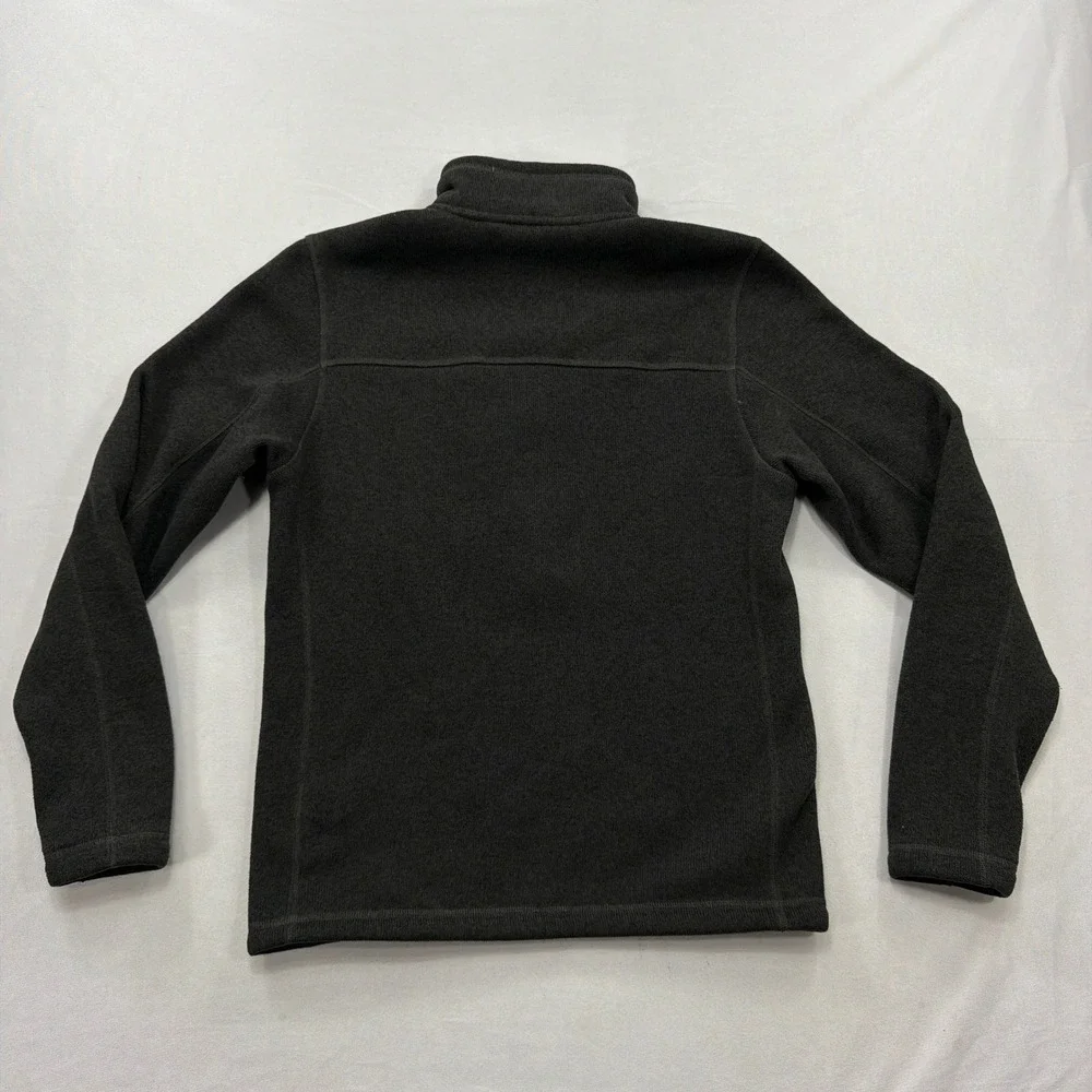 The North Face Fleece Gordon Lyons Quarter Zip Pullover Jacket Grey Mens Size S